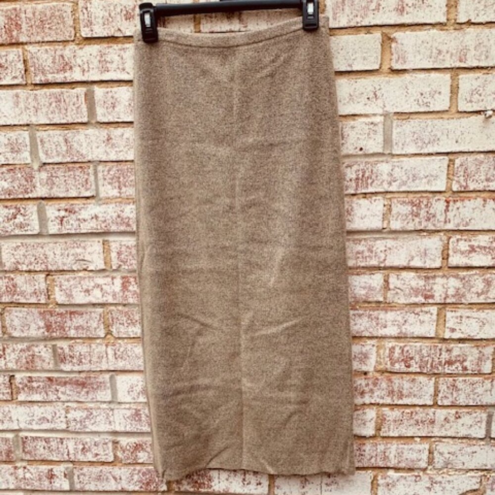 Emma James Tan Maxi skirt size small petite